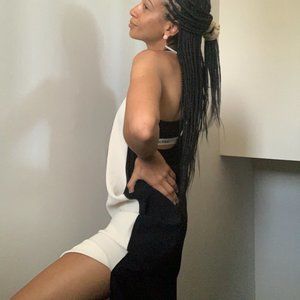 Black and White Two-Toned Wilfred Dress Size Small